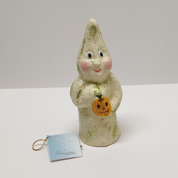 Teena Flanner - Halloween - Boo Ghost with Pumpkin - Picture 1 of 5